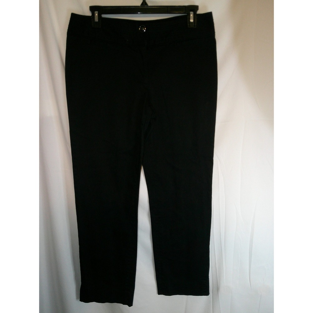 White House Black Market Black Pants‎ Size 8 Ankle Career